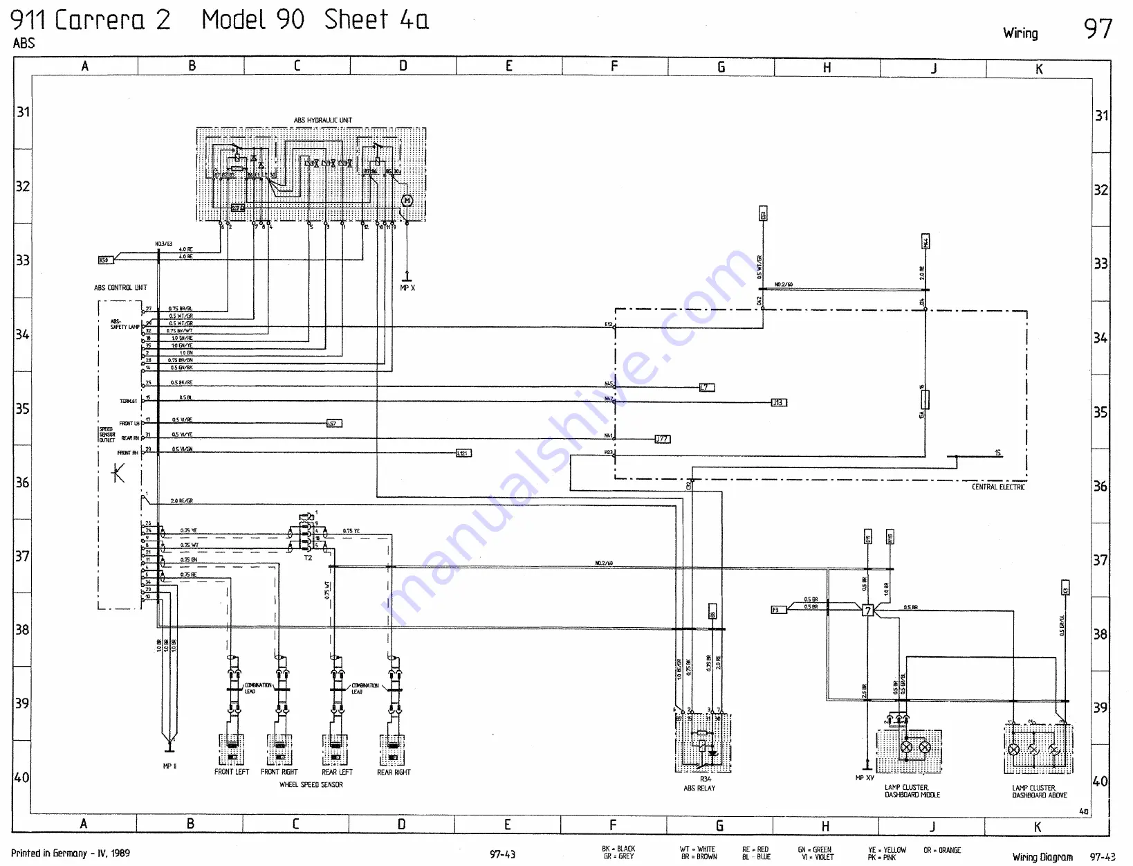 Porsche 911 - VOLUME 7 ELECTRICS WIRING DIAGRAMS Workshop Manual Download Page 33