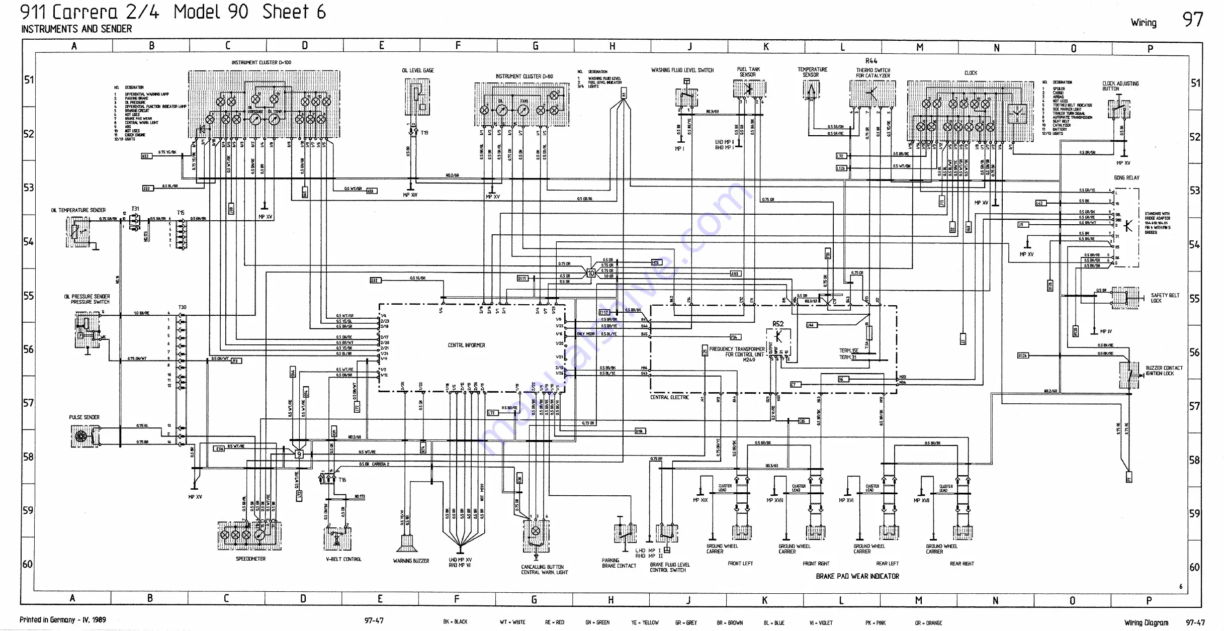 Porsche 911 - VOLUME 7 ELECTRICS WIRING DIAGRAMS Workshop Manual Download Page 35