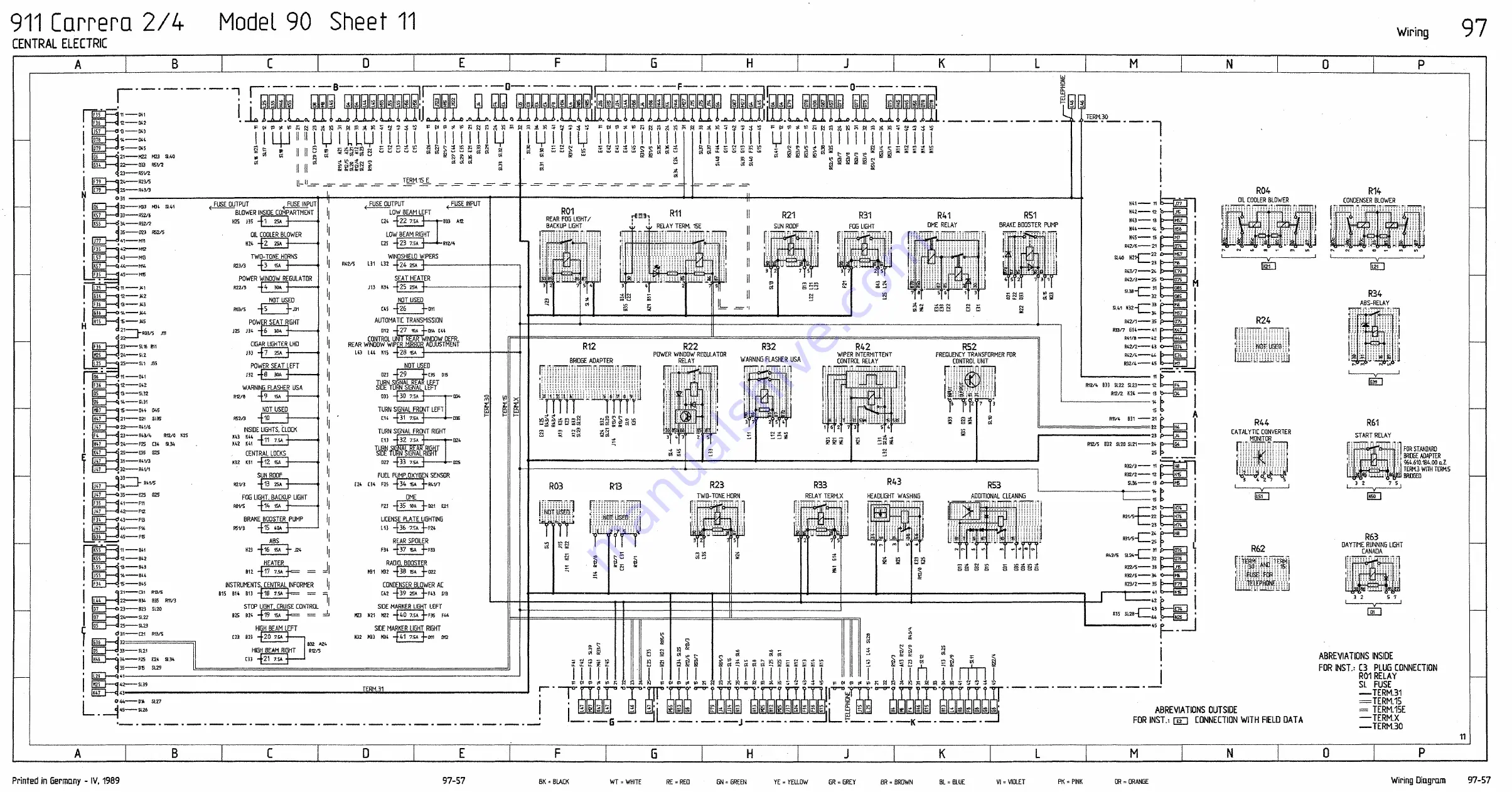 Porsche 911 - VOLUME 7 ELECTRICS WIRING DIAGRAMS Workshop Manual Download Page 40