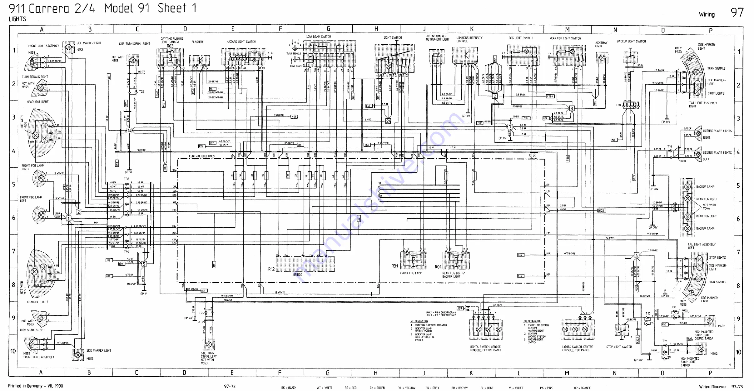 Porsche 911 - VOLUME 7 ELECTRICS WIRING DIAGRAMS Workshop Manual Download Page 49