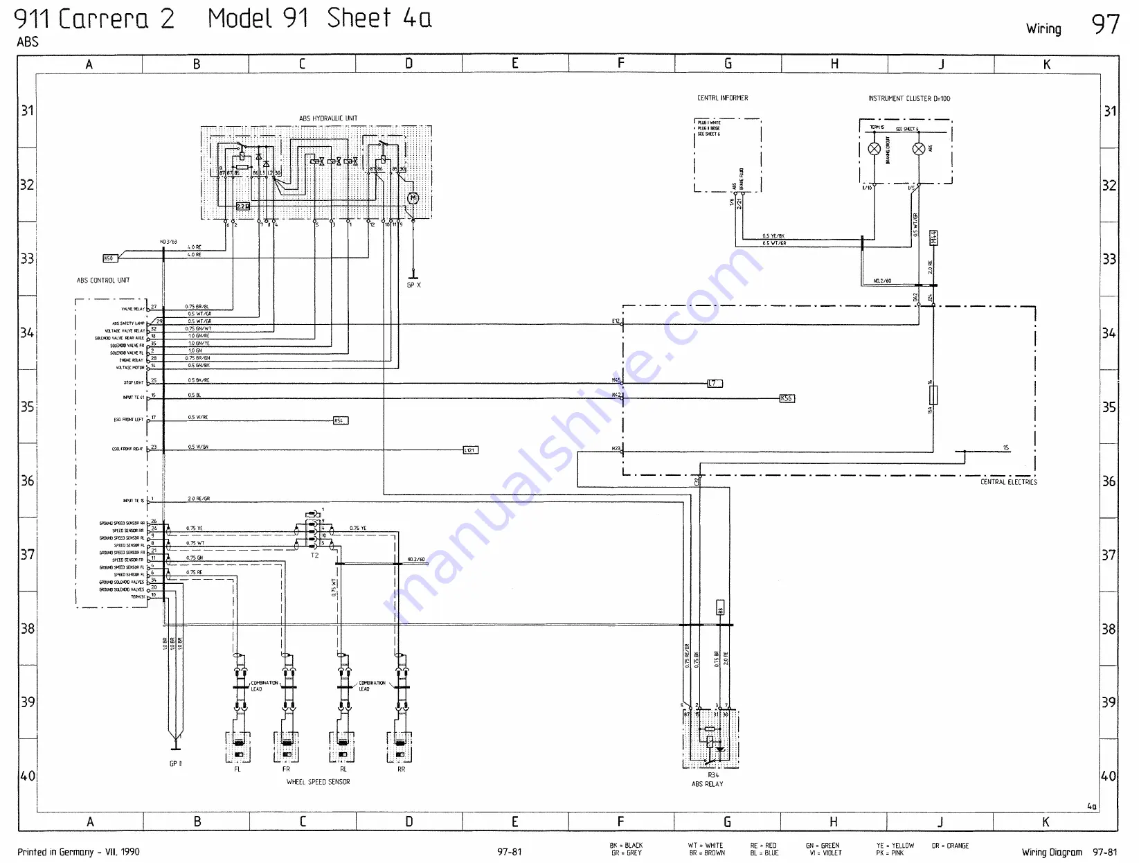 Porsche 911 - VOLUME 7 ELECTRICS WIRING DIAGRAMS Workshop Manual Download Page 53