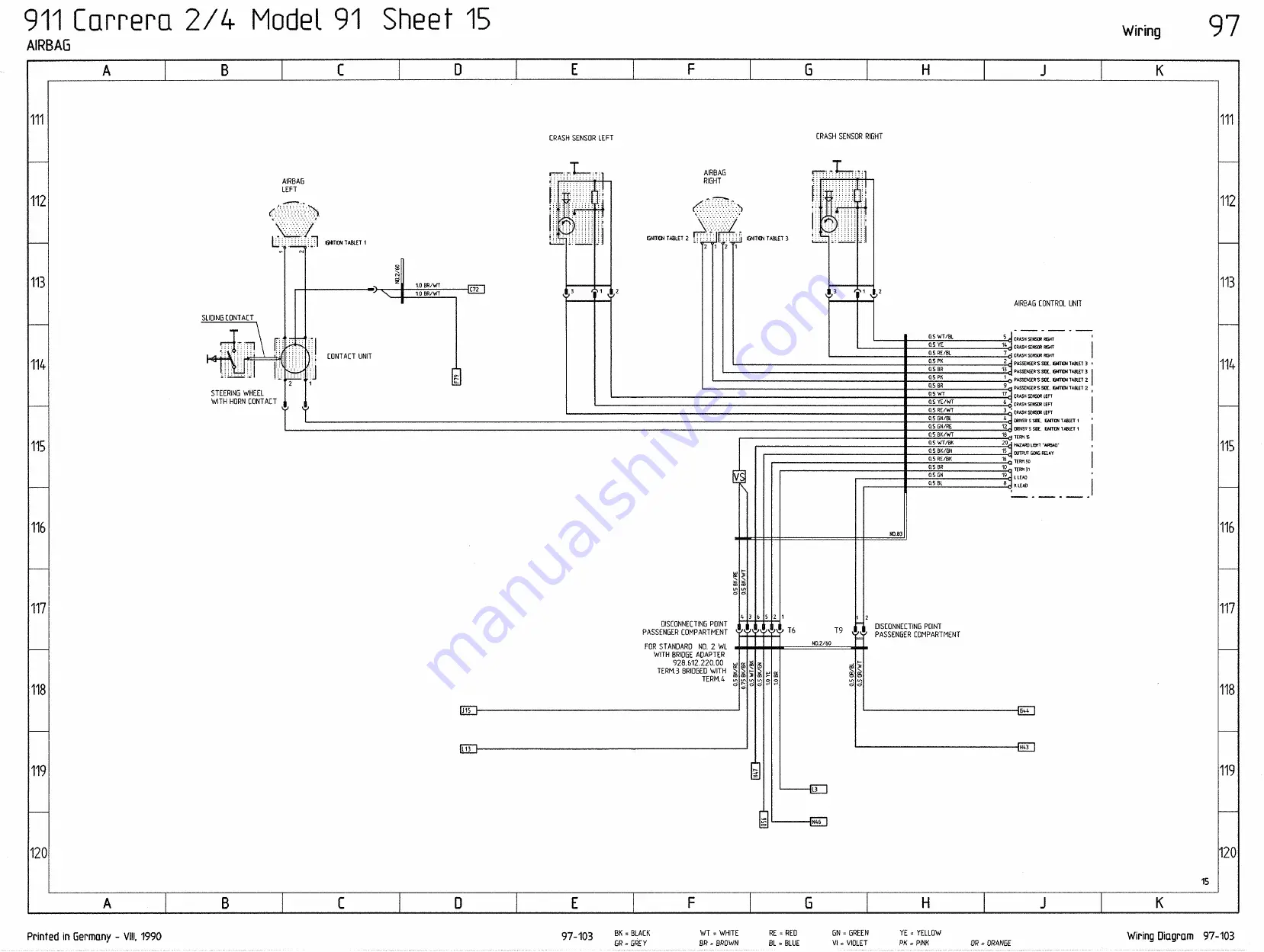 Porsche 911 - VOLUME 7 ELECTRICS WIRING DIAGRAMS Workshop Manual Download Page 64