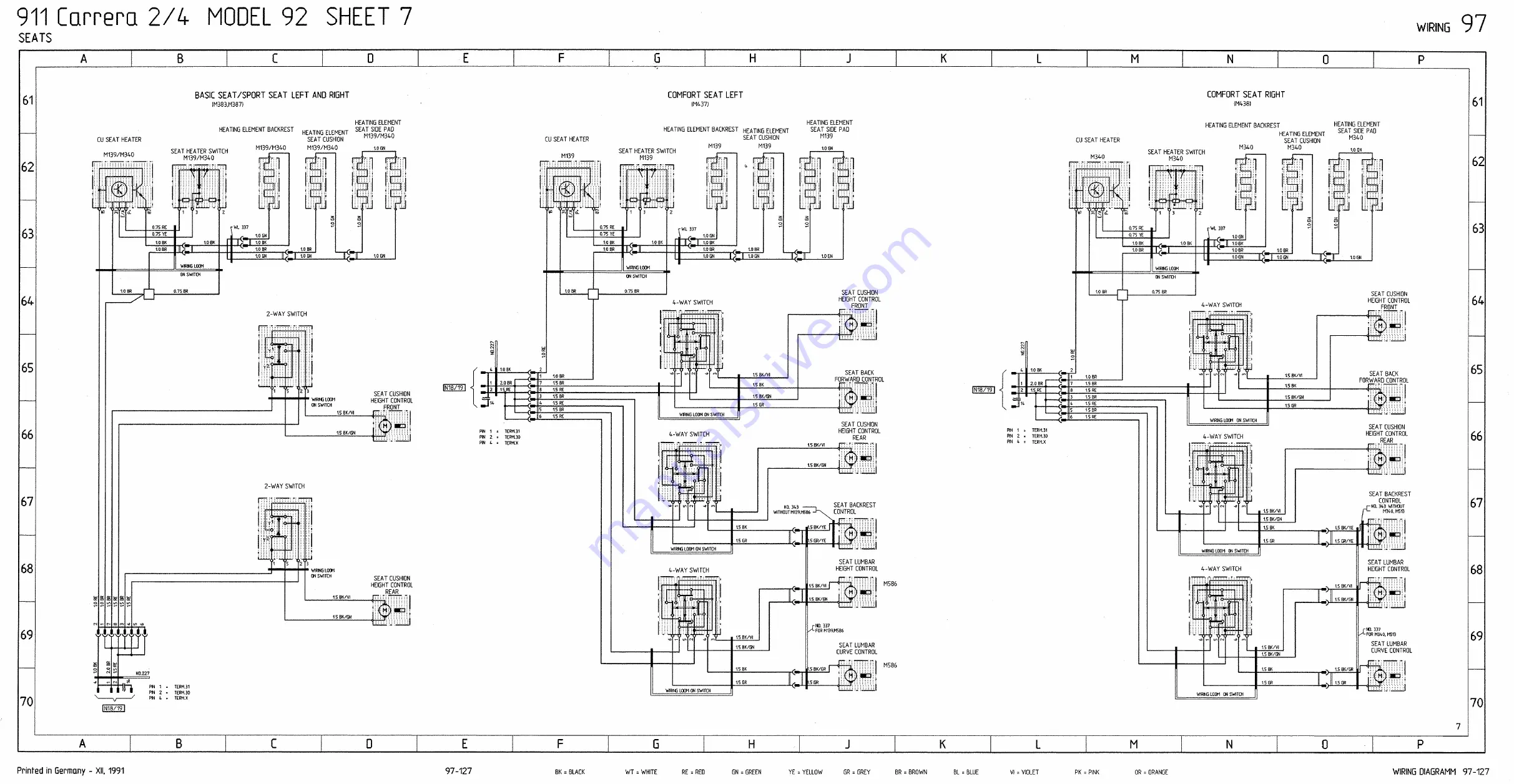 Porsche 911 - VOLUME 7 ELECTRICS WIRING DIAGRAMS Workshop Manual Download Page 77