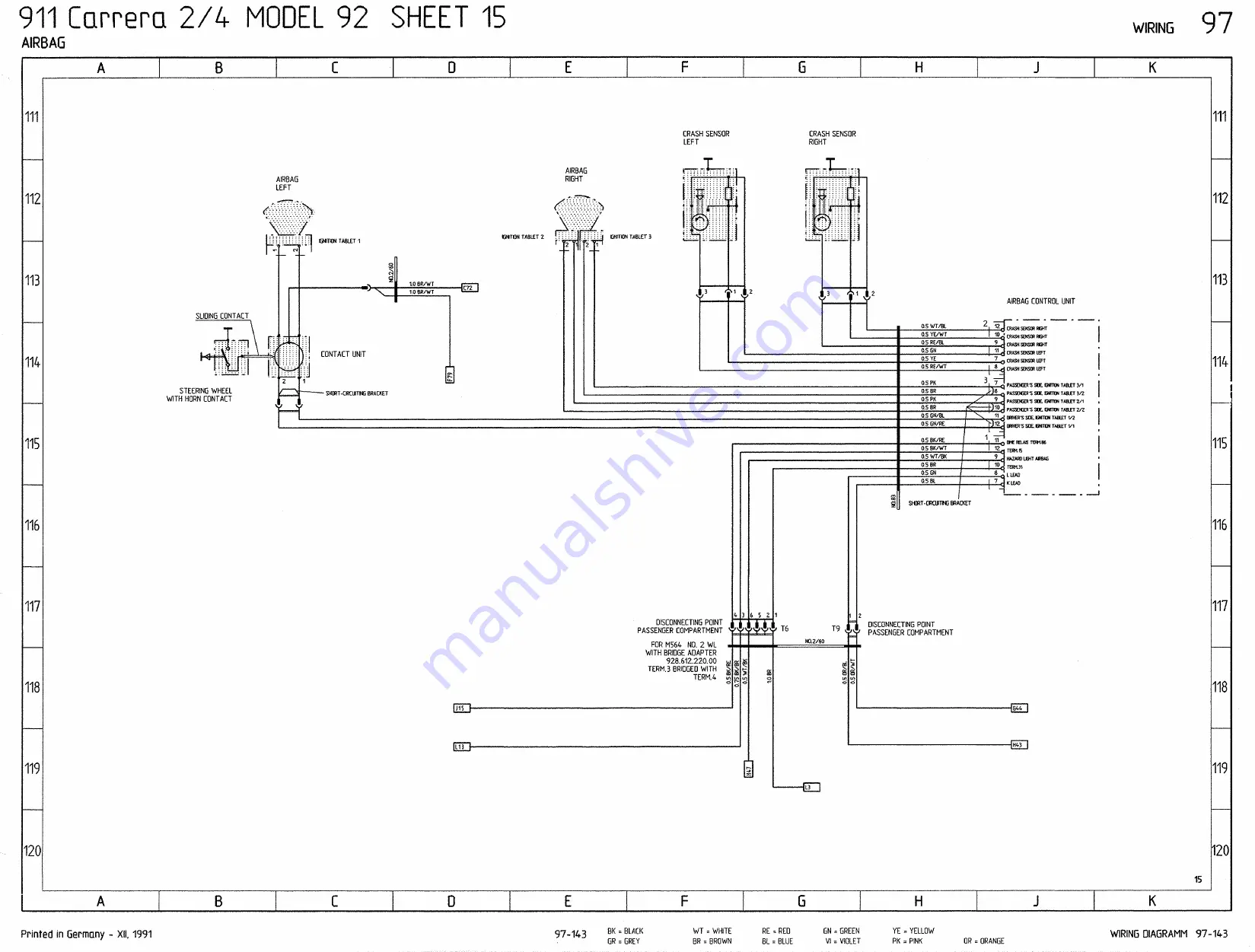 Porsche 911 - VOLUME 7 ELECTRICS WIRING DIAGRAMS Workshop Manual Download Page 85