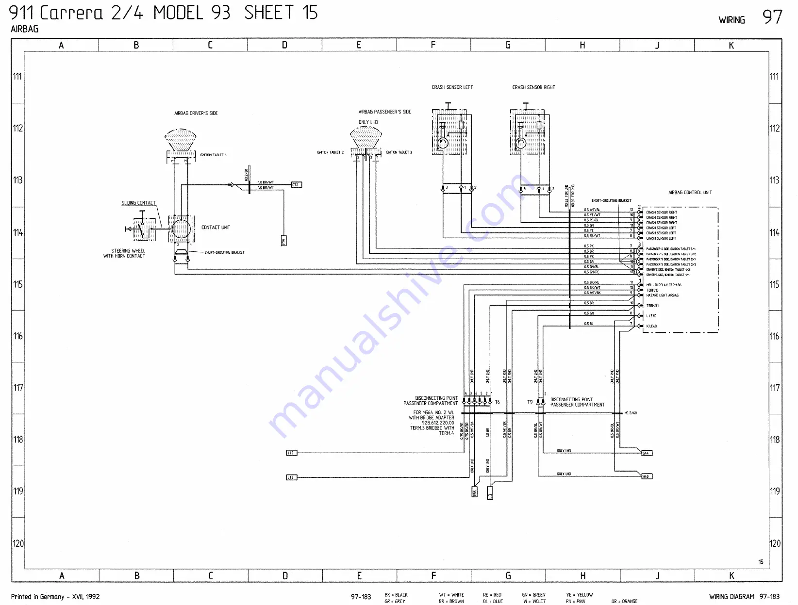 Porsche 911 - VOLUME 7 ELECTRICS WIRING DIAGRAMS Скачать руководство пользователя страница 107