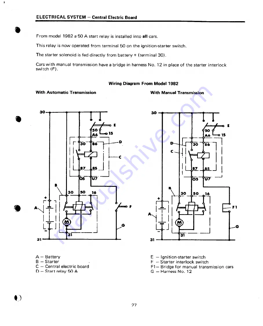 Porsche 928 1982 Service Information Download Page 29