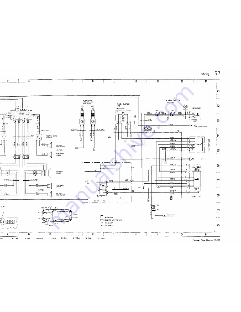 Porsche 928 S - 1987 WIRE DIAGRAM Wiring Diagram Download Page 26