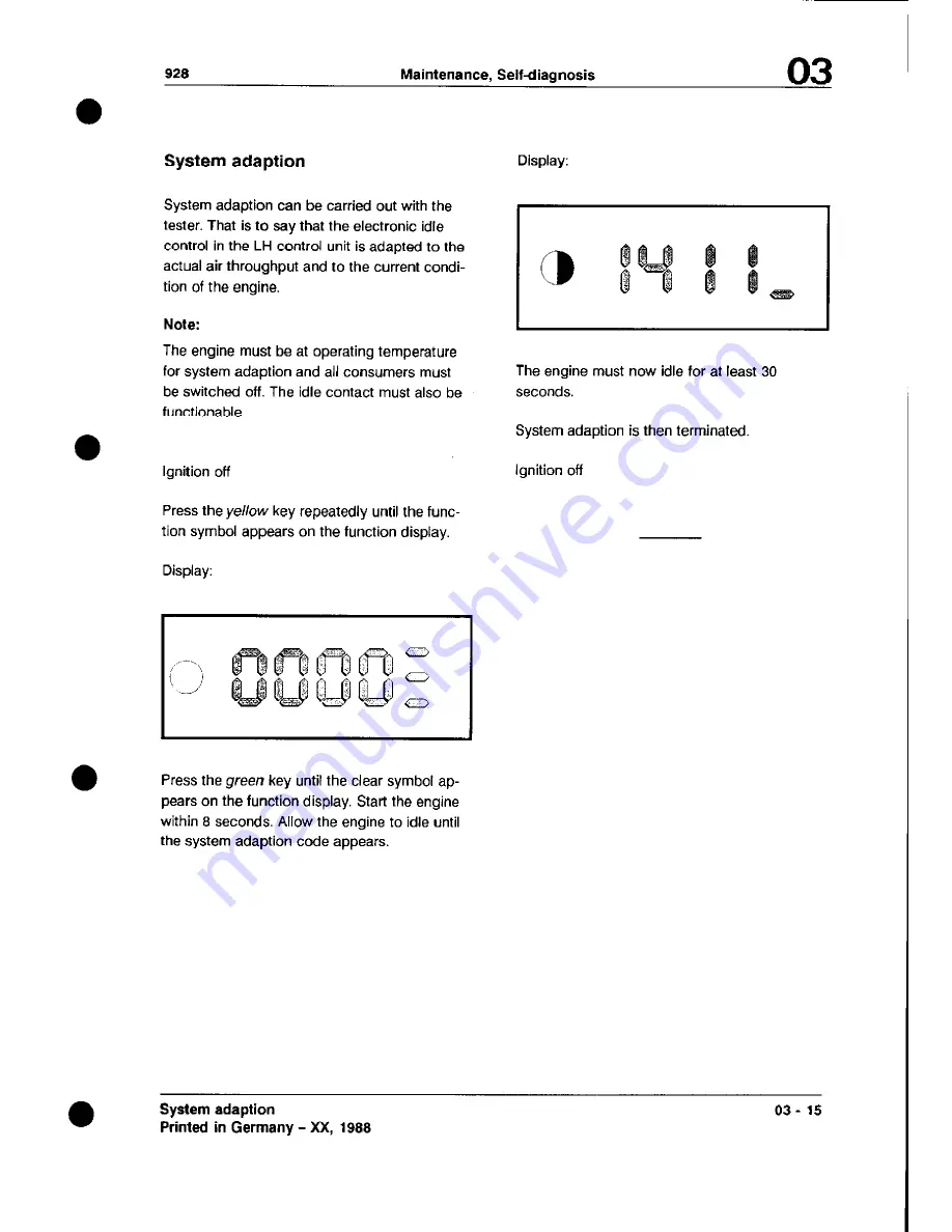 Porsche 928 - Workshop Manual Download Page 63