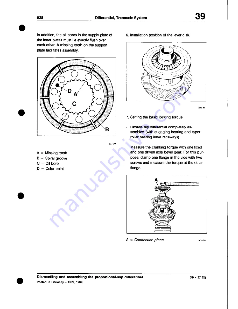 Porsche 928 - Workshop Manual Download Page 1001