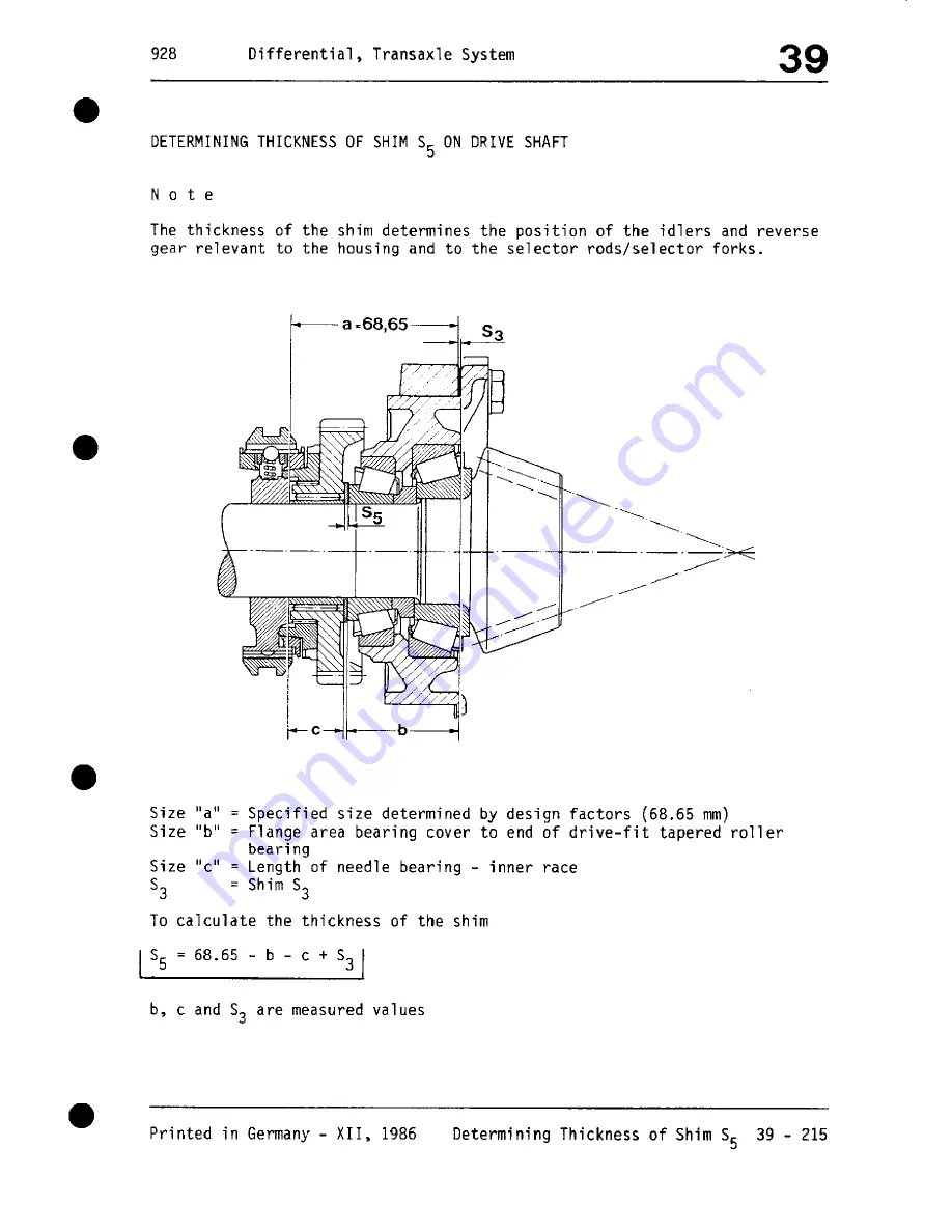 Porsche 928 - Workshop Manual Download Page 1008