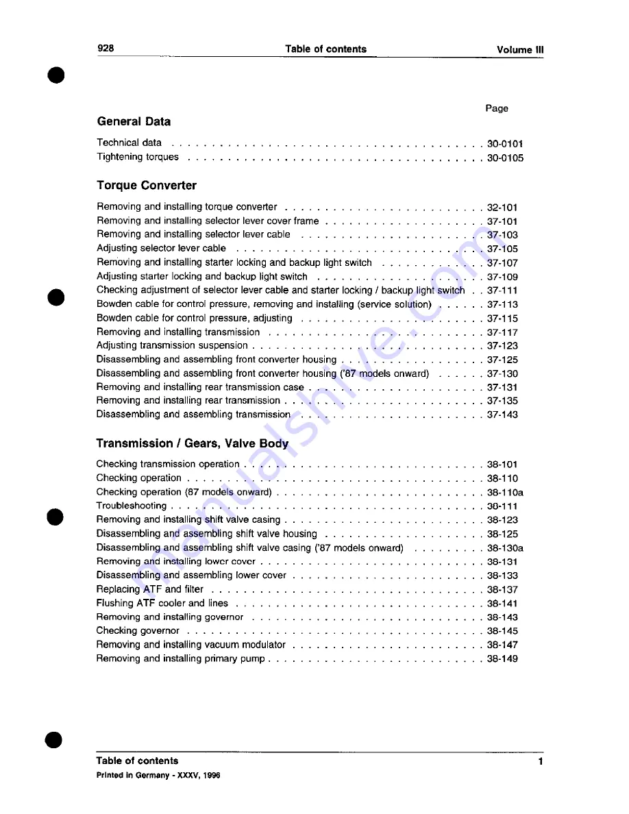 Porsche 928 - Workshop Manual Download Page 1024