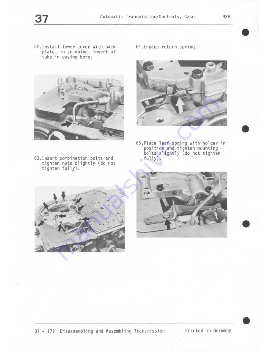 Porsche 928 - Workshop Manual Download Page 1106