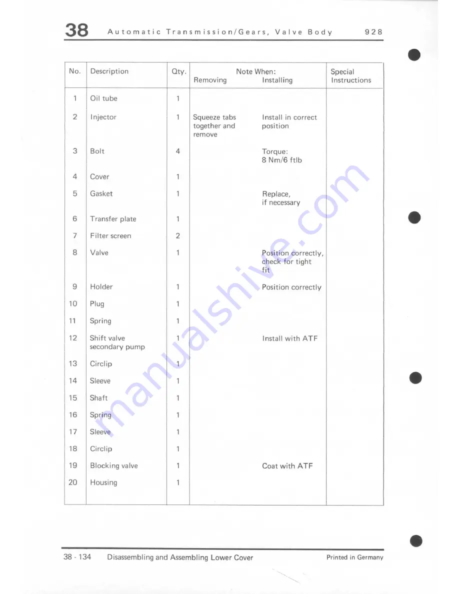 Porsche 928 - Workshop Manual Download Page 1150