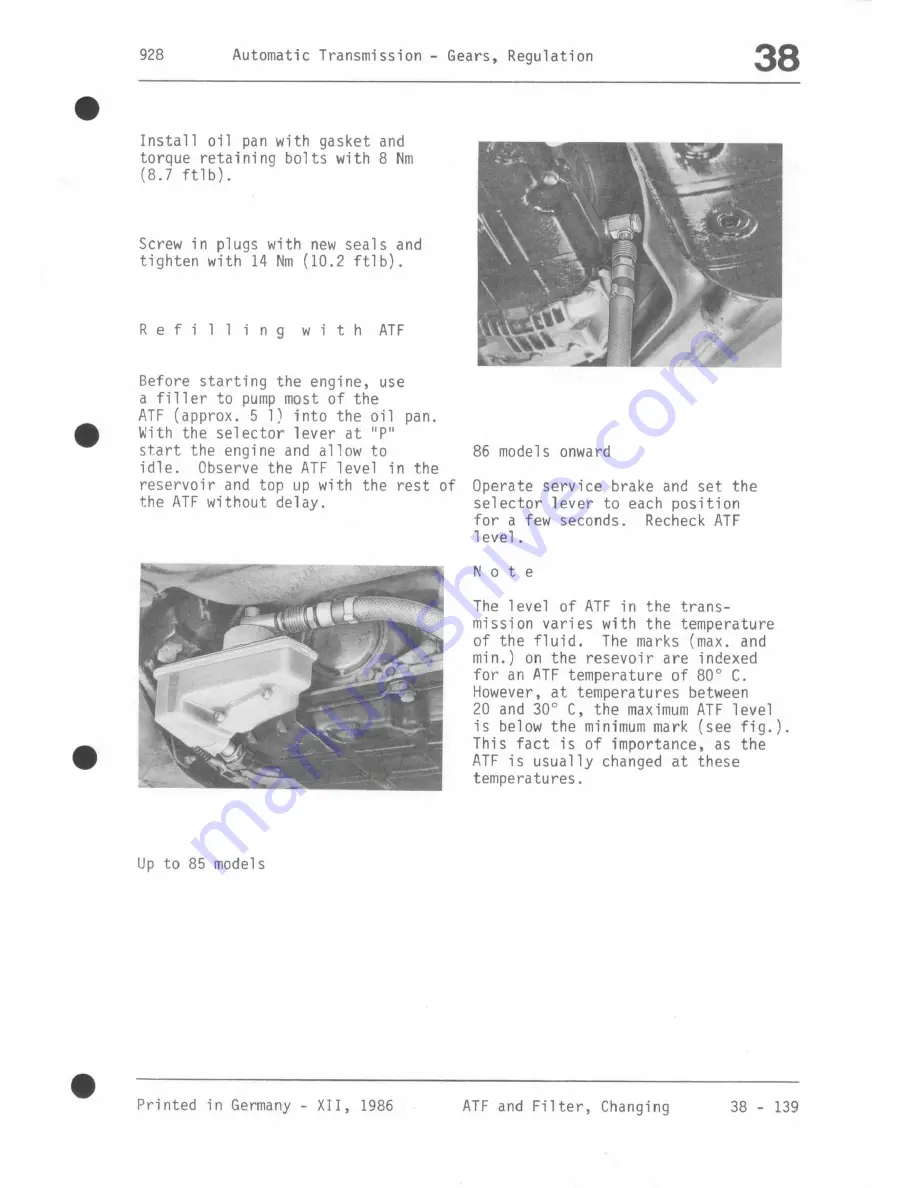 Porsche 928 - Workshop Manual Download Page 1155