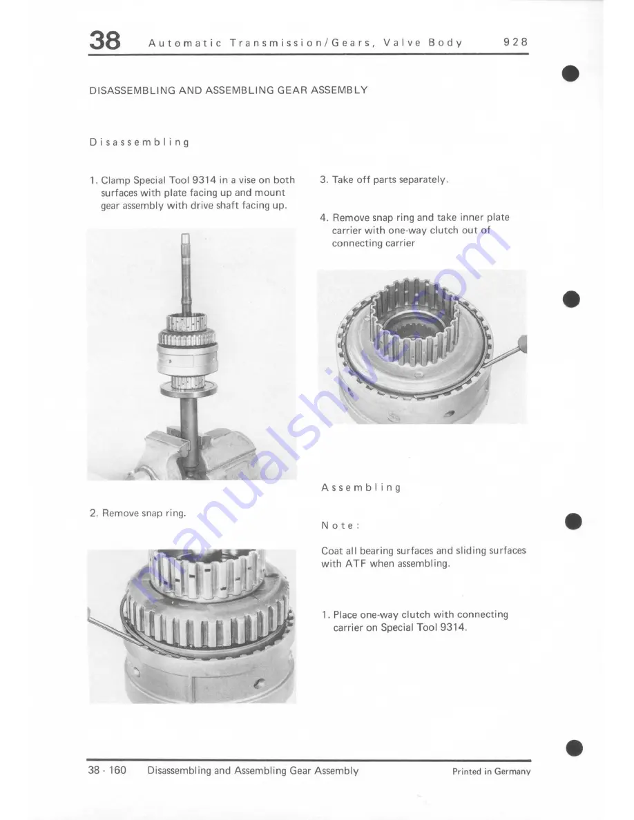 Porsche 928 - Workshop Manual Download Page 1173