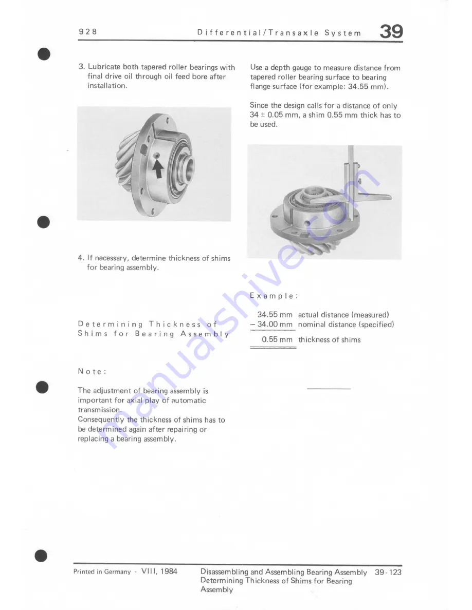 Porsche 928 - Workshop Manual Download Page 1217