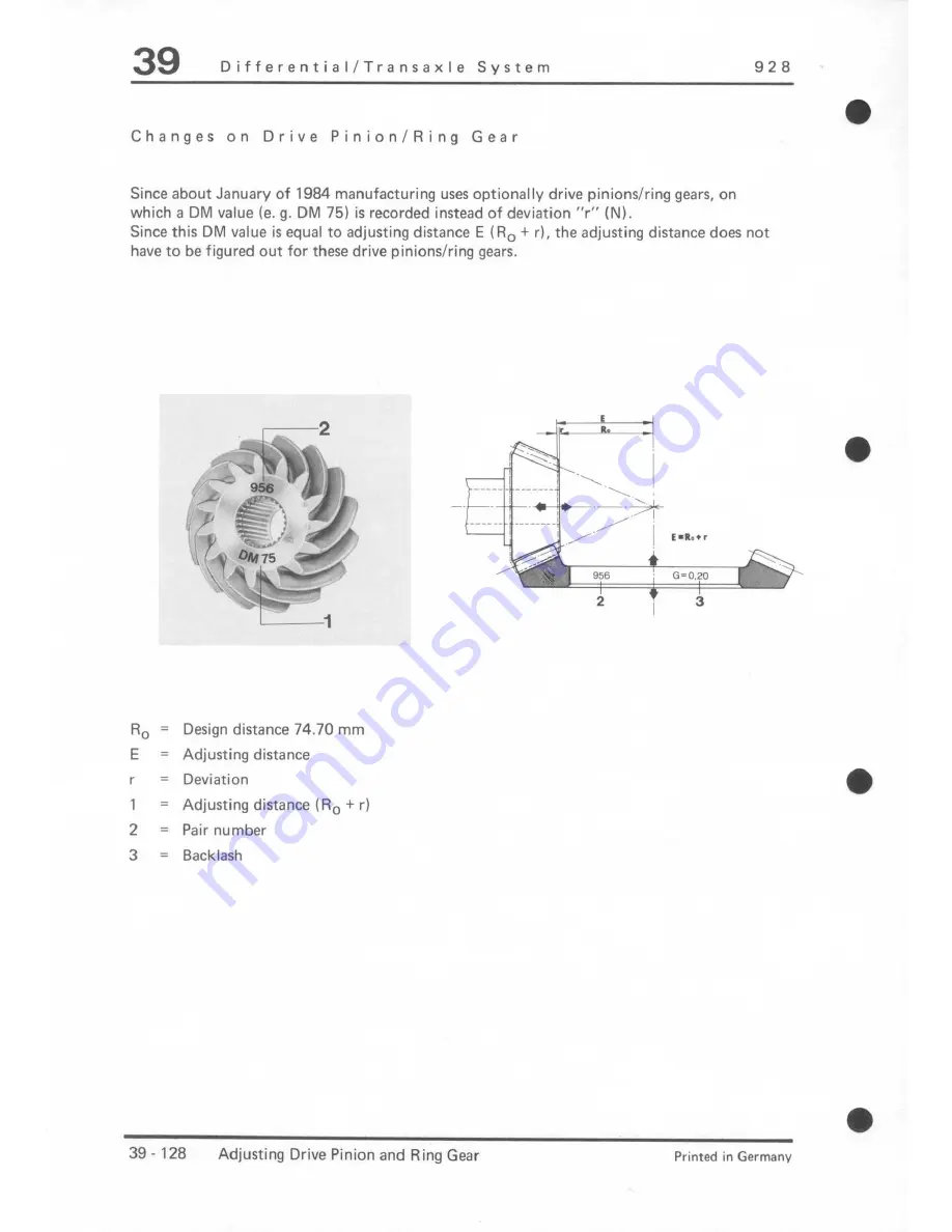 Porsche 928 - Workshop Manual Download Page 1221