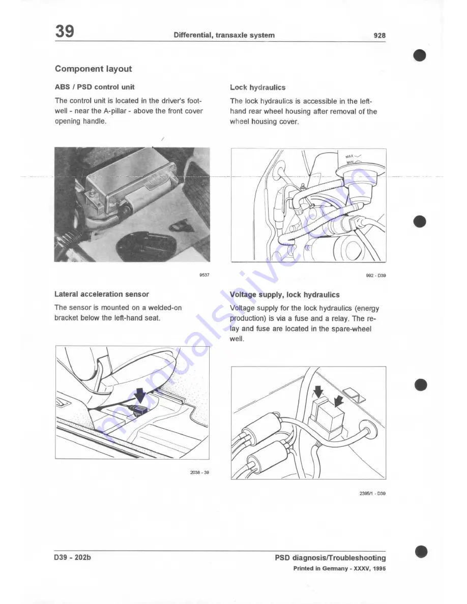 Porsche 928 - Скачать руководство пользователя страница 1239