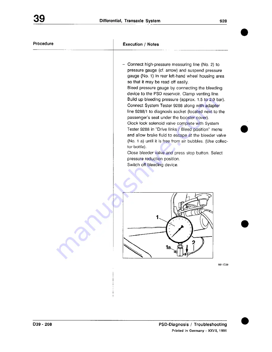 Porsche 928 - Workshop Manual Download Page 1248