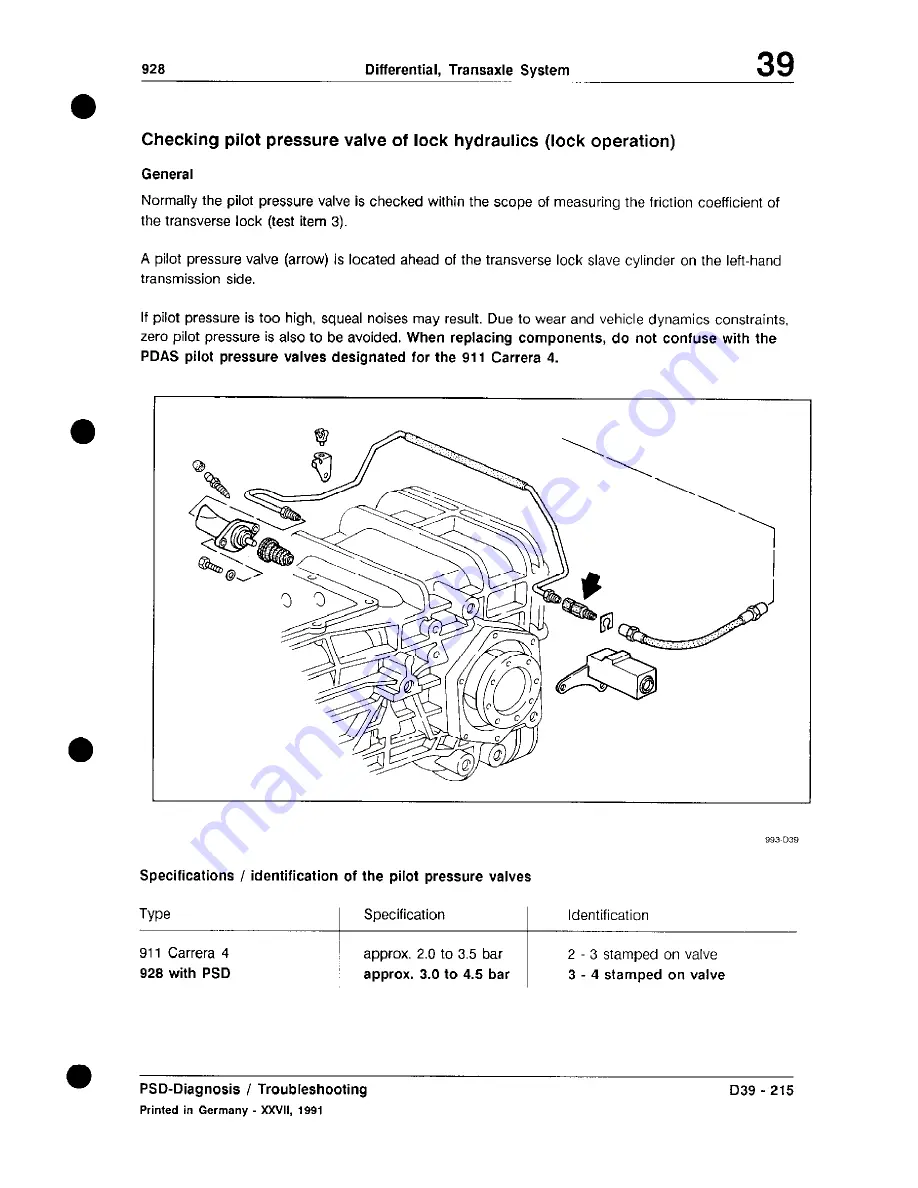 Porsche 928 - Скачать руководство пользователя страница 1254