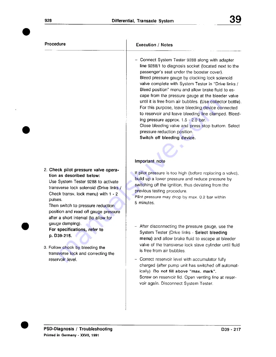 Porsche 928 - Workshop Manual Download Page 1256