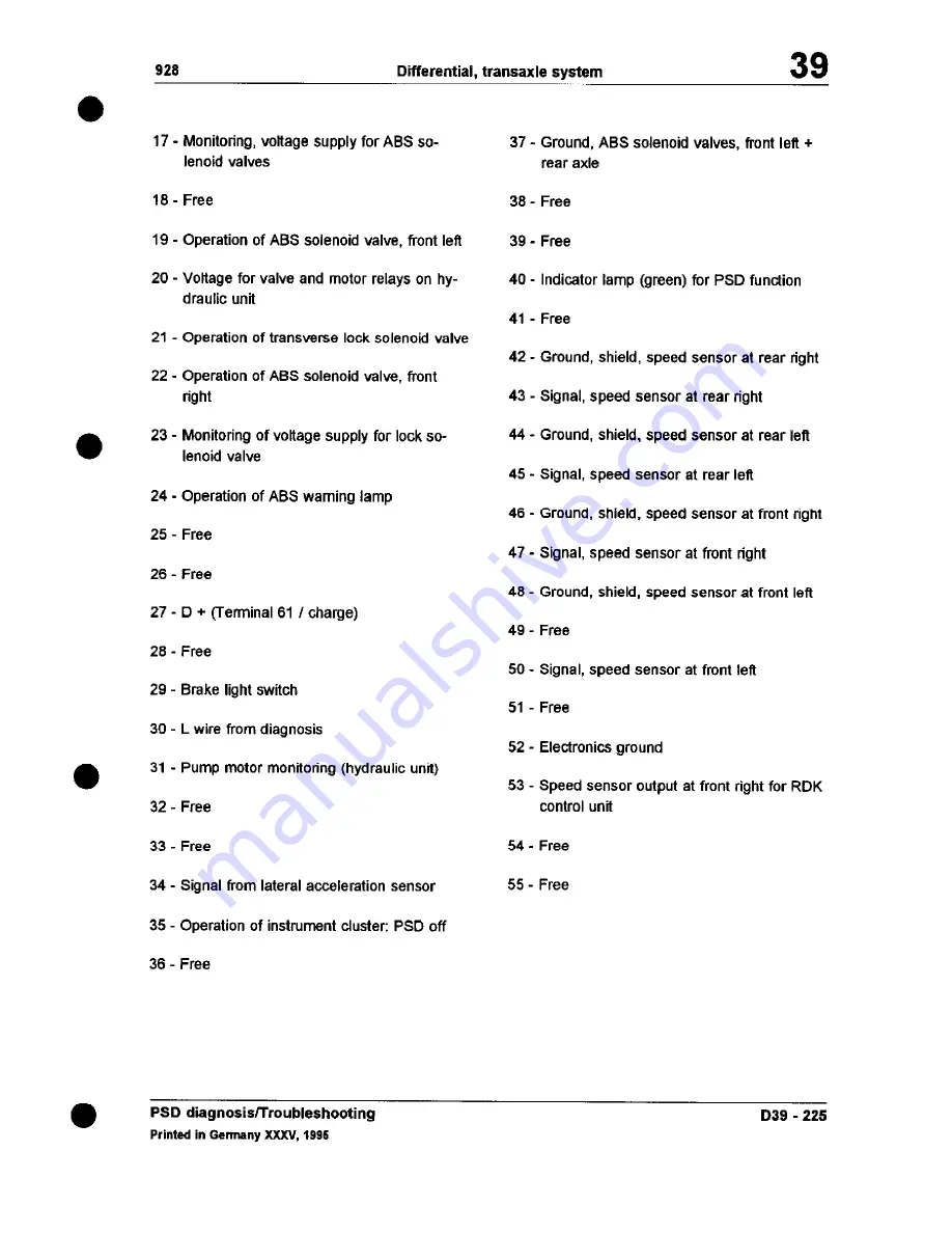 Porsche 928 - Workshop Manual Download Page 1263