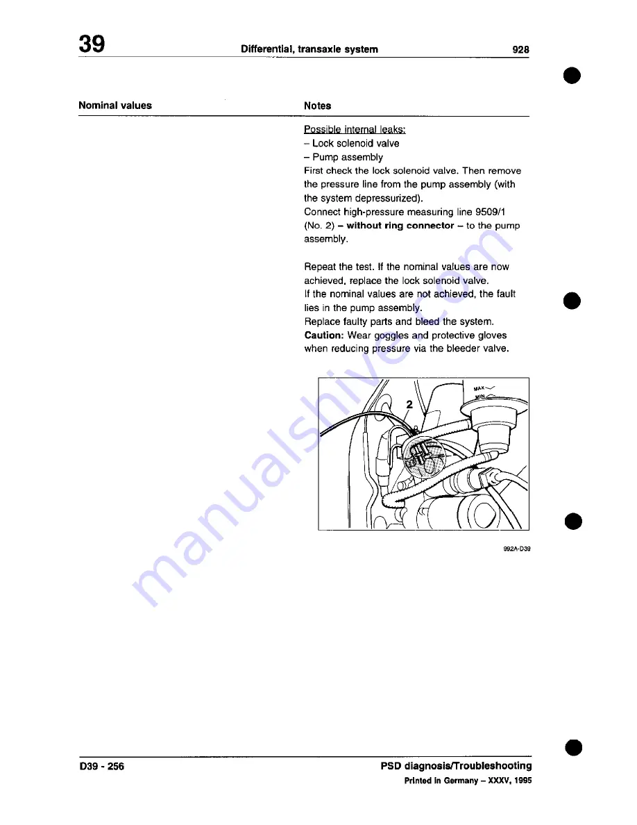 Porsche 928 - Workshop Manual Download Page 1293