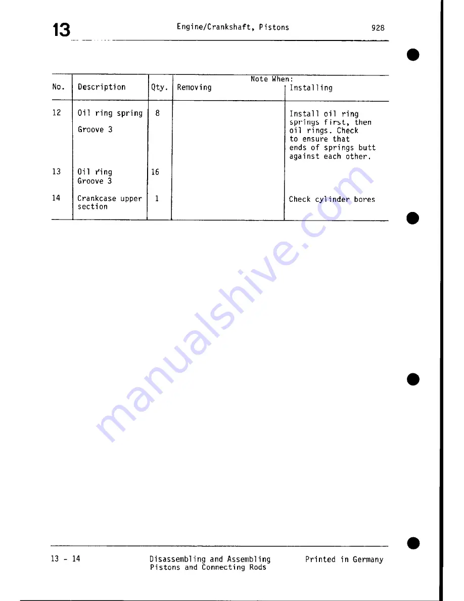 Porsche 928 - Workshop Manual Download Page 138