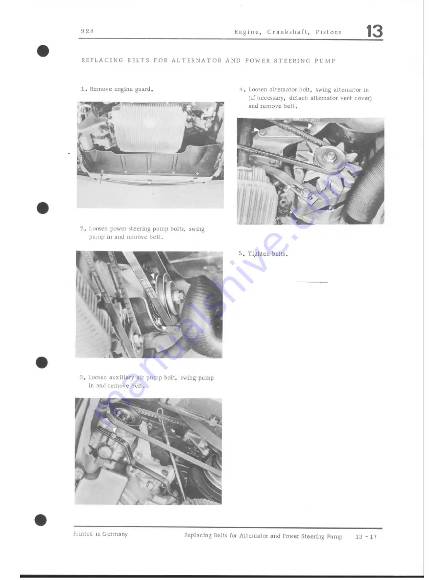 Porsche 928 - Workshop Manual Download Page 141