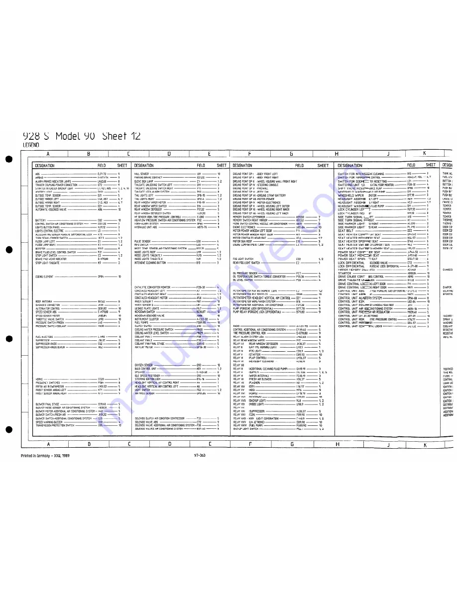 Porsche 928 - Workshop Manual Download Page 1631