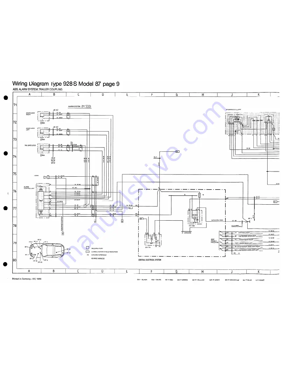 Porsche 928 - Workshop Manual Download Page 1739