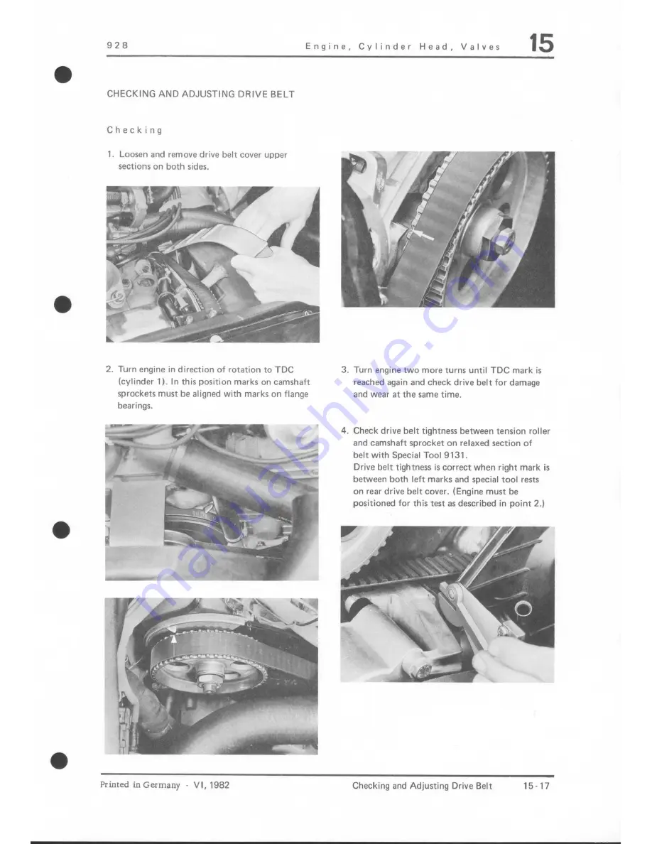 Porsche 928 - Workshop Manual Download Page 191