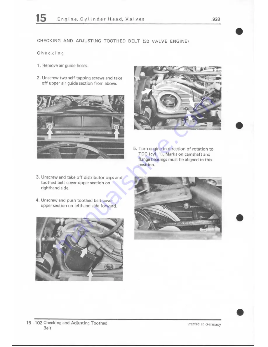 Porsche 928 - Workshop Manual Download Page 210