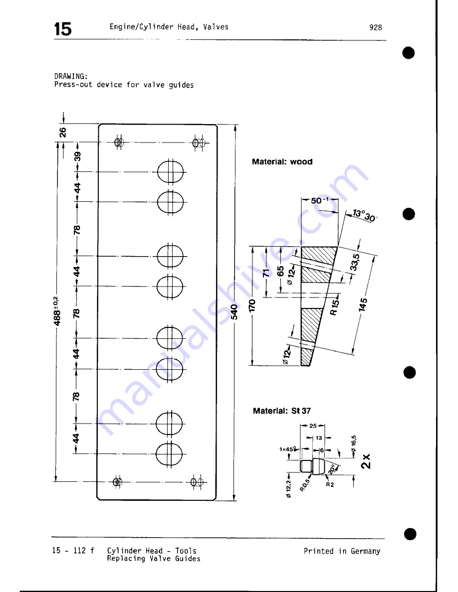 Porsche 928 - Workshop Manual Download Page 225