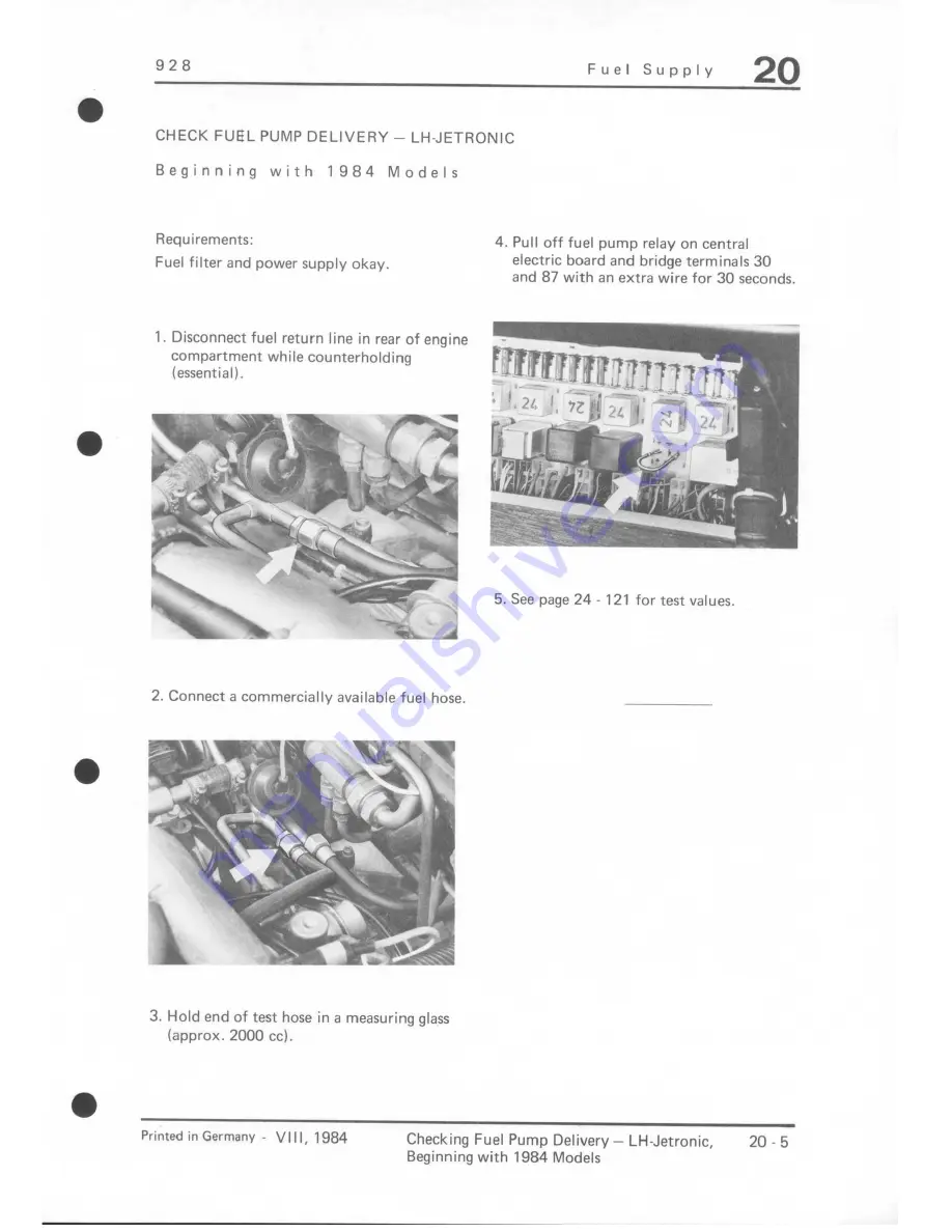 Porsche 928 - Workshop Manual Download Page 328