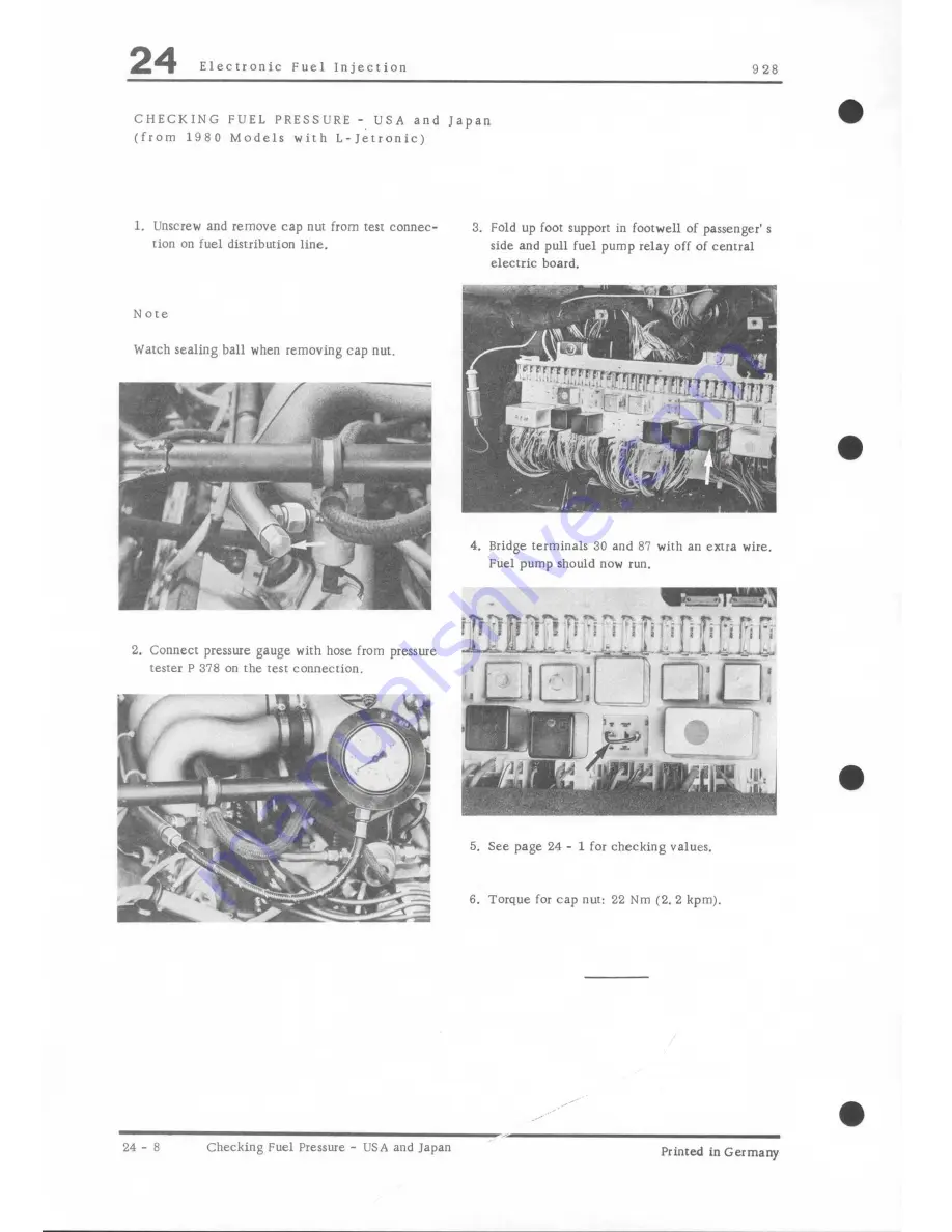 Porsche 928 - Workshop Manual Download Page 353