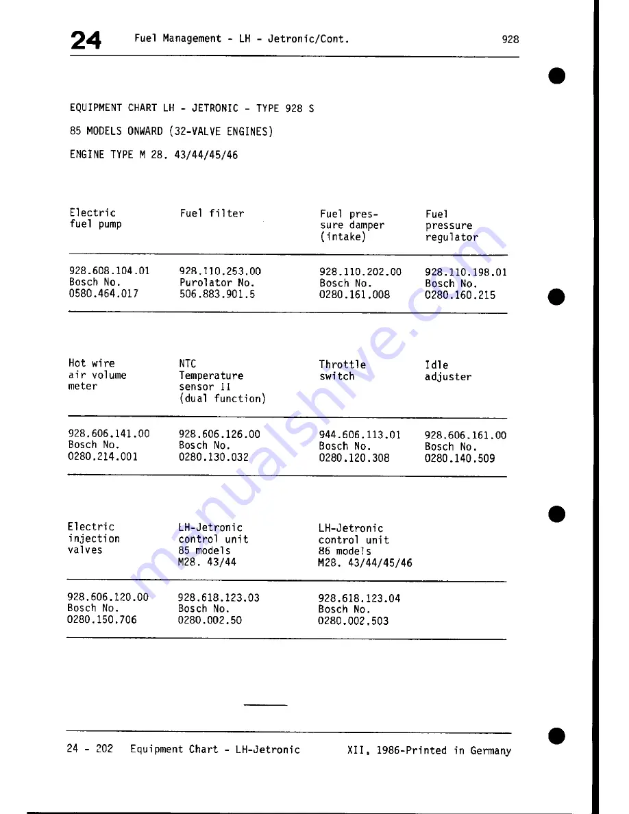 Porsche 928 - Workshop Manual Download Page 400