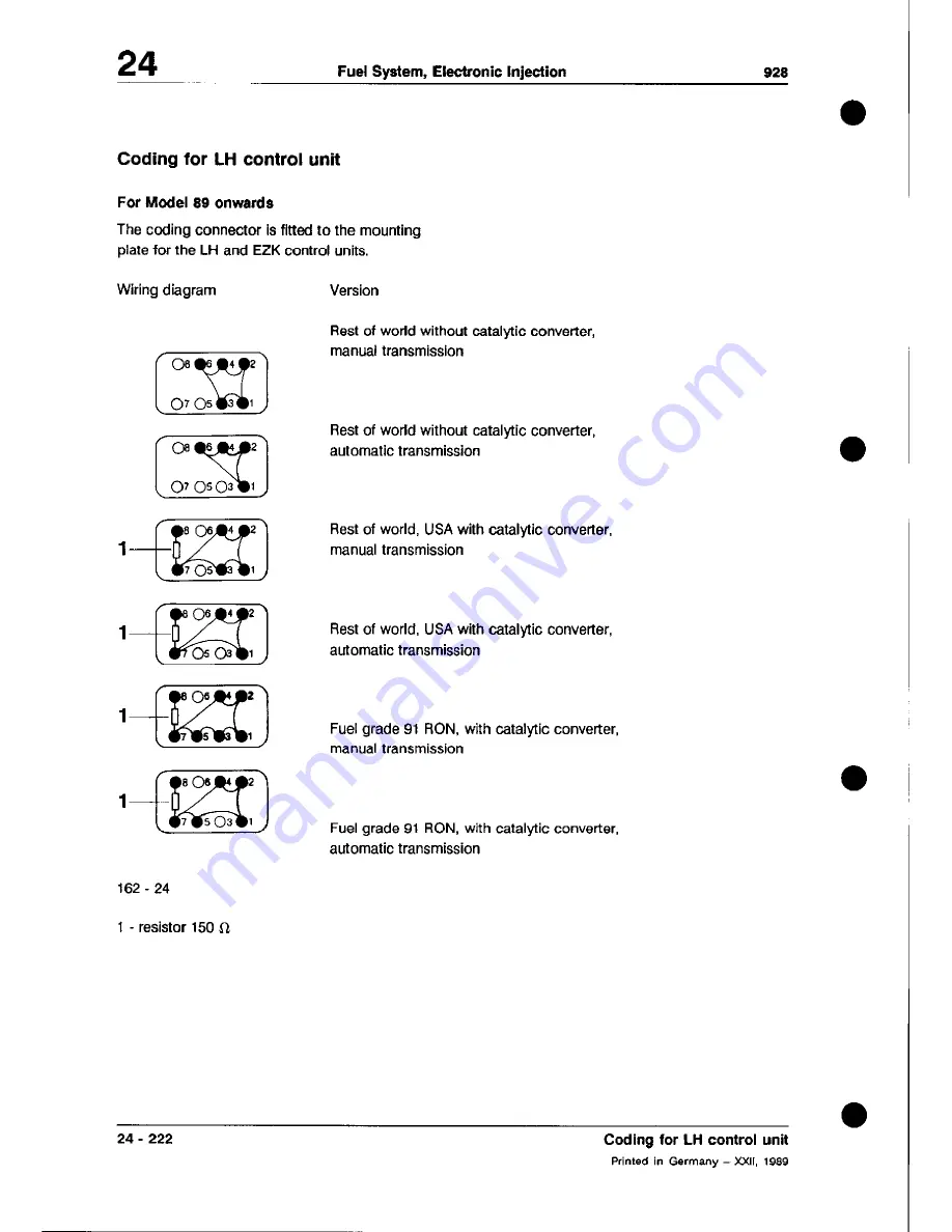 Porsche 928 - Workshop Manual Download Page 419