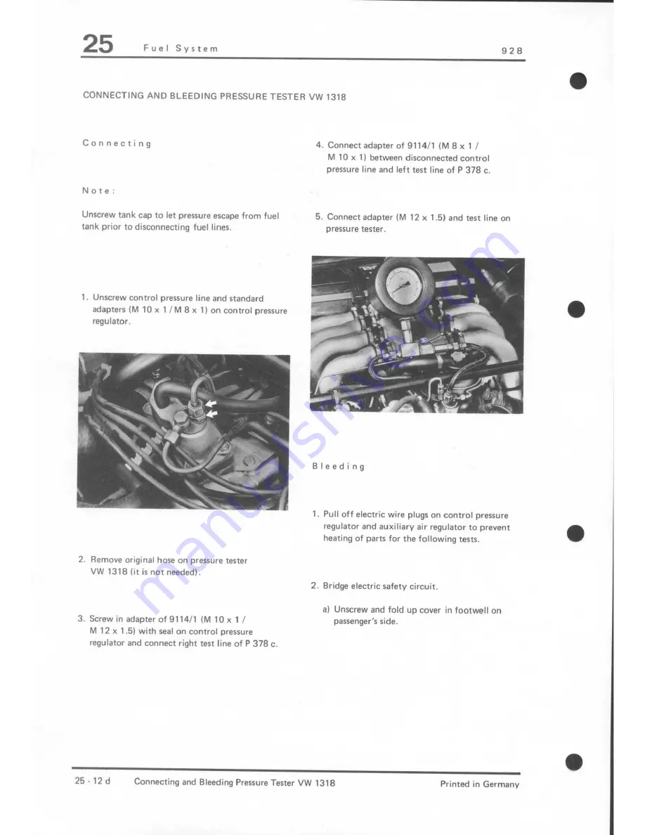 Porsche 928 - Workshop Manual Download Page 447