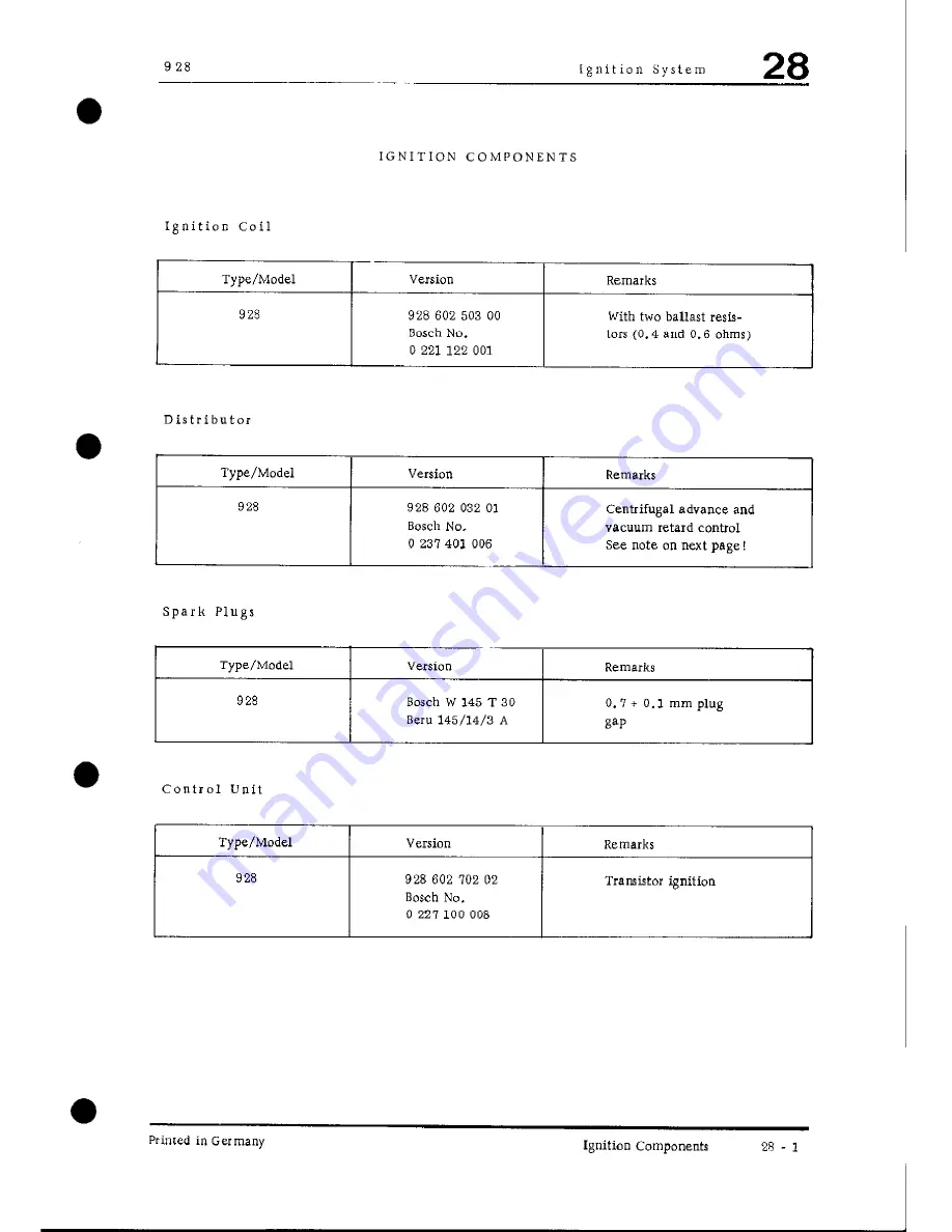 Porsche 928 - Workshop Manual Download Page 493