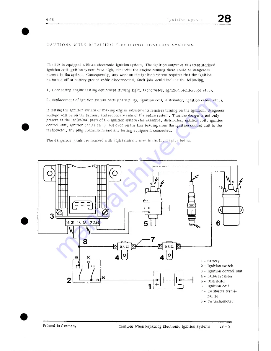 Porsche 928 - Workshop Manual Download Page 495