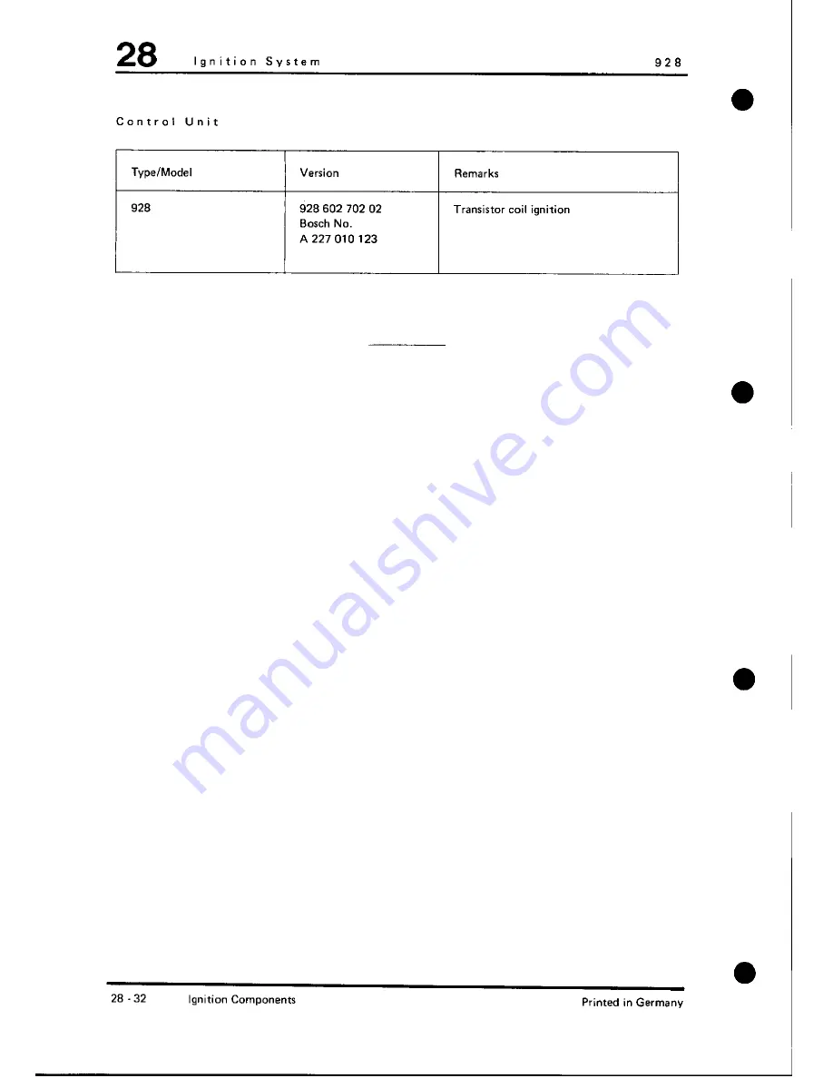 Porsche 928 - Workshop Manual Download Page 524