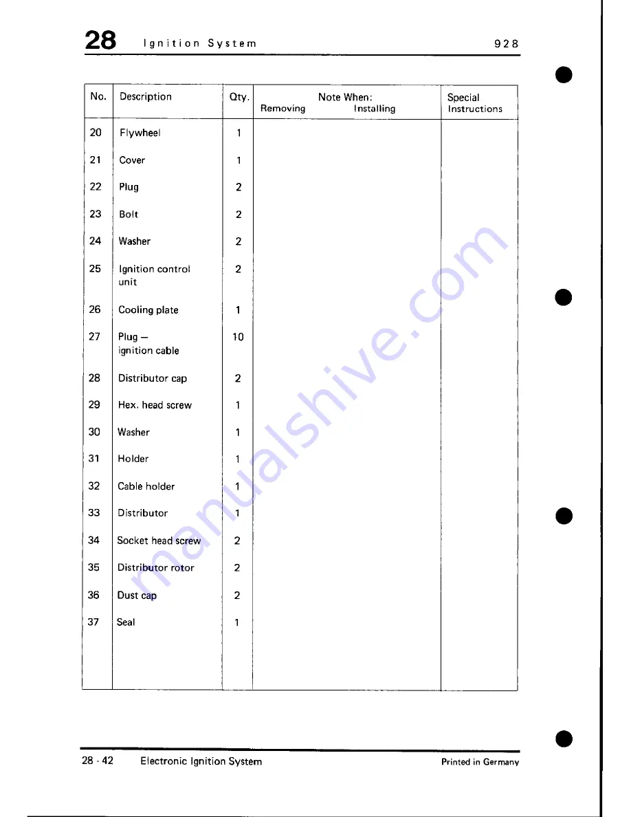 Porsche 928 - Workshop Manual Download Page 534