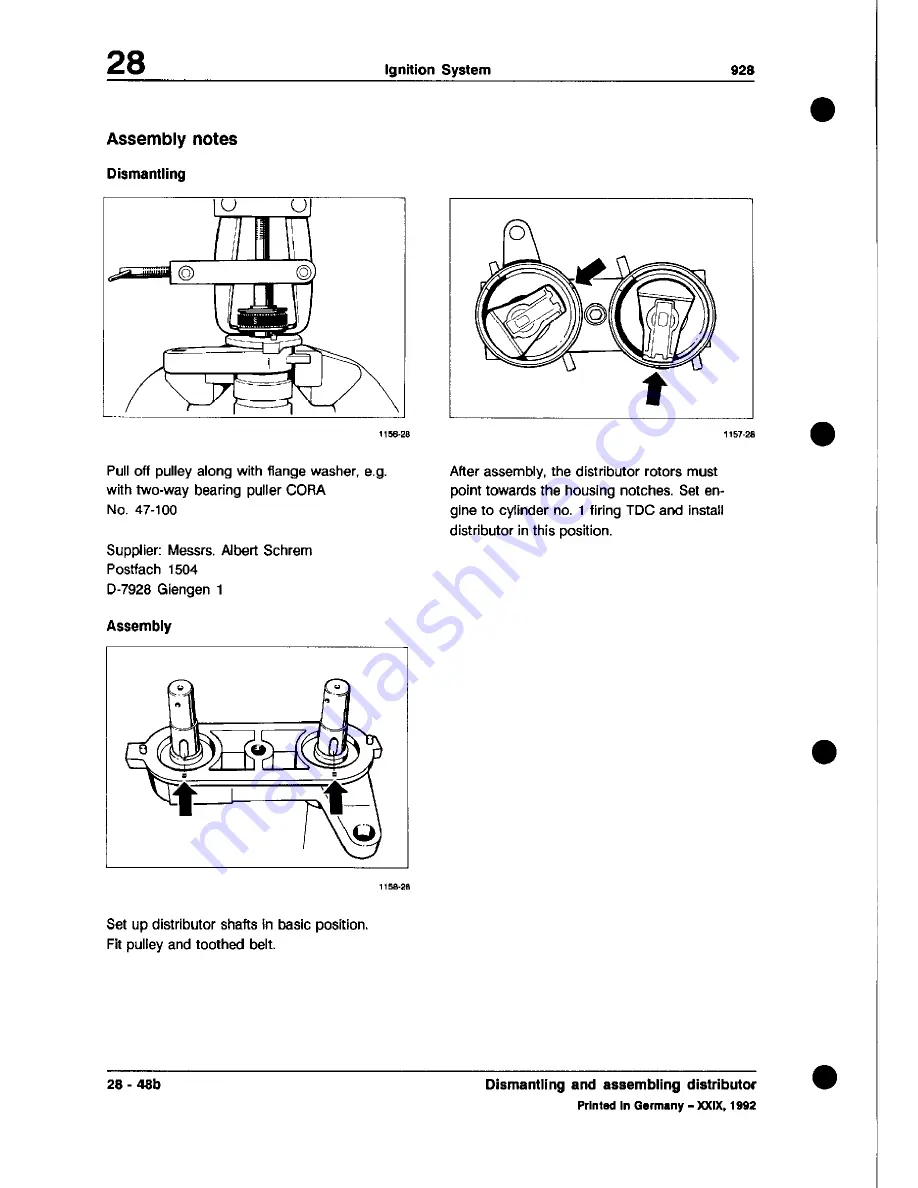 Porsche 928 - Workshop Manual Download Page 544