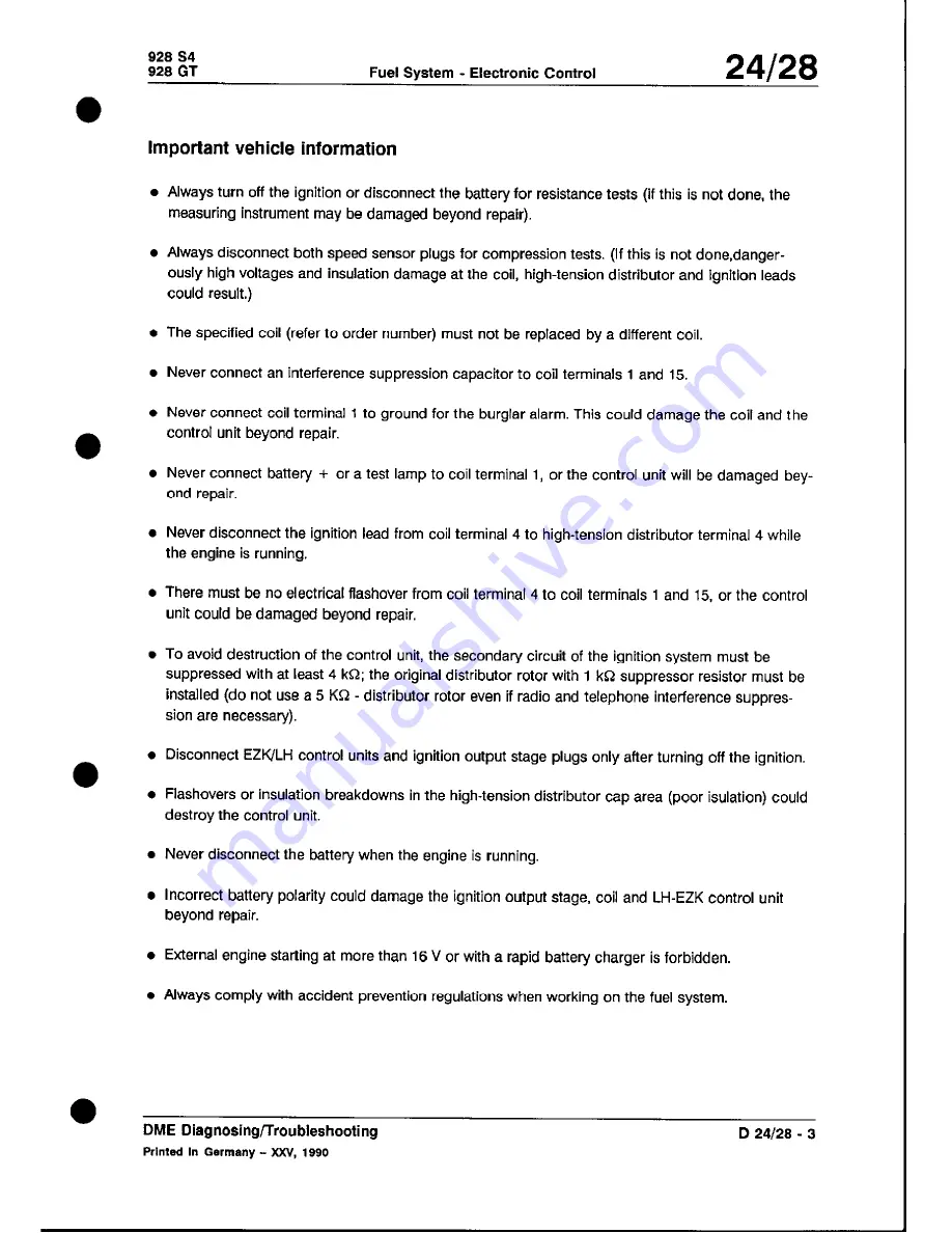 Porsche 928 - Workshop Manual Download Page 578