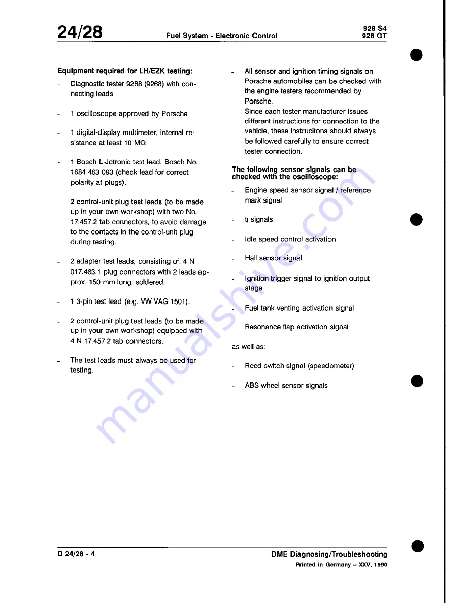 Porsche 928 - Workshop Manual Download Page 579