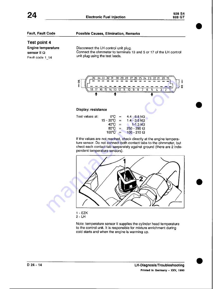 Porsche 928 - Workshop Manual Download Page 591