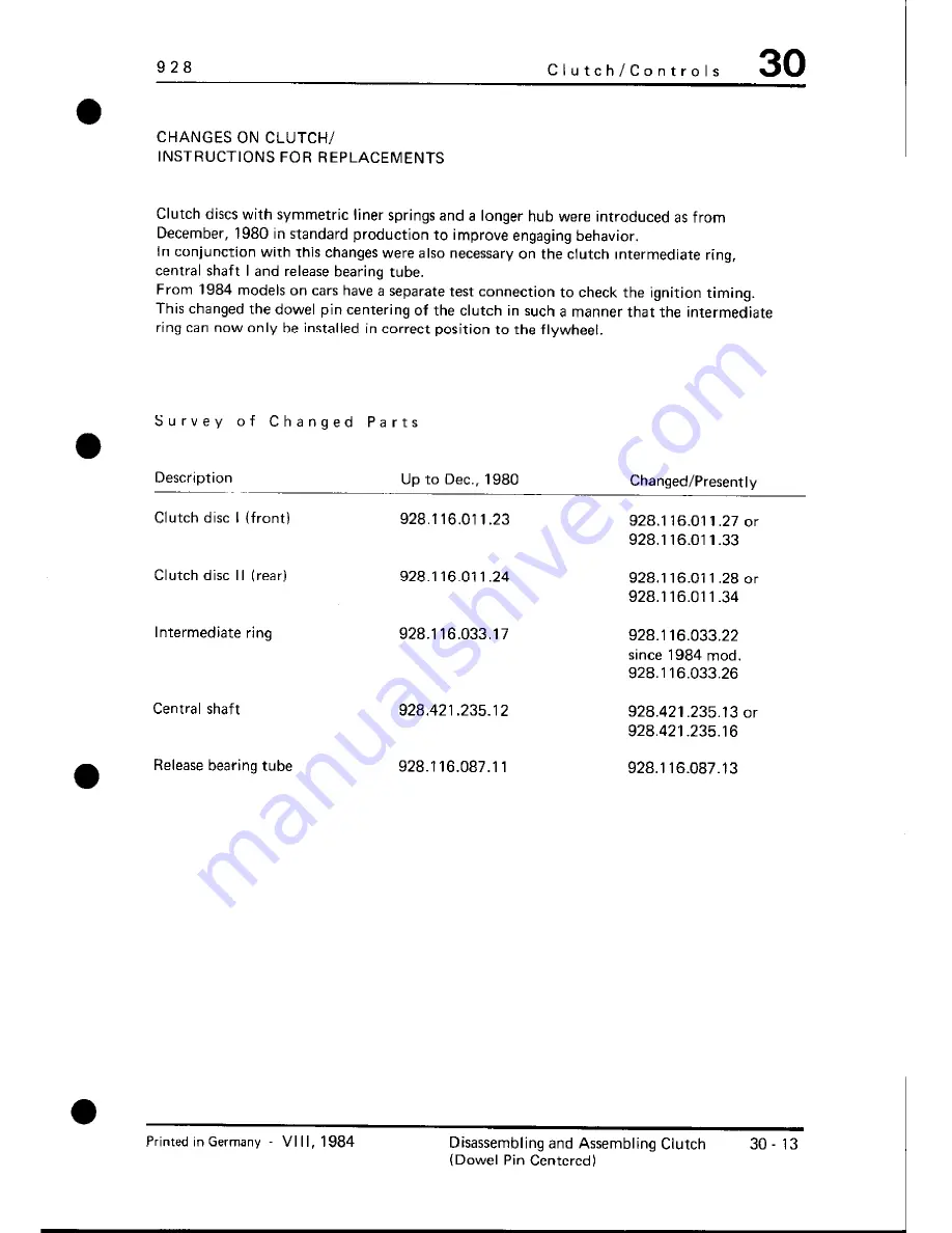 Porsche 928 - Workshop Manual Download Page 668