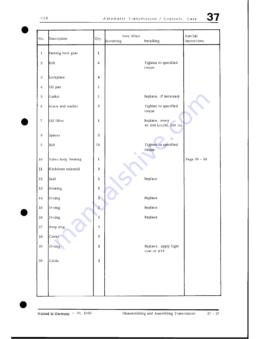 Porsche 928 - Workshop Manual Download Page 773