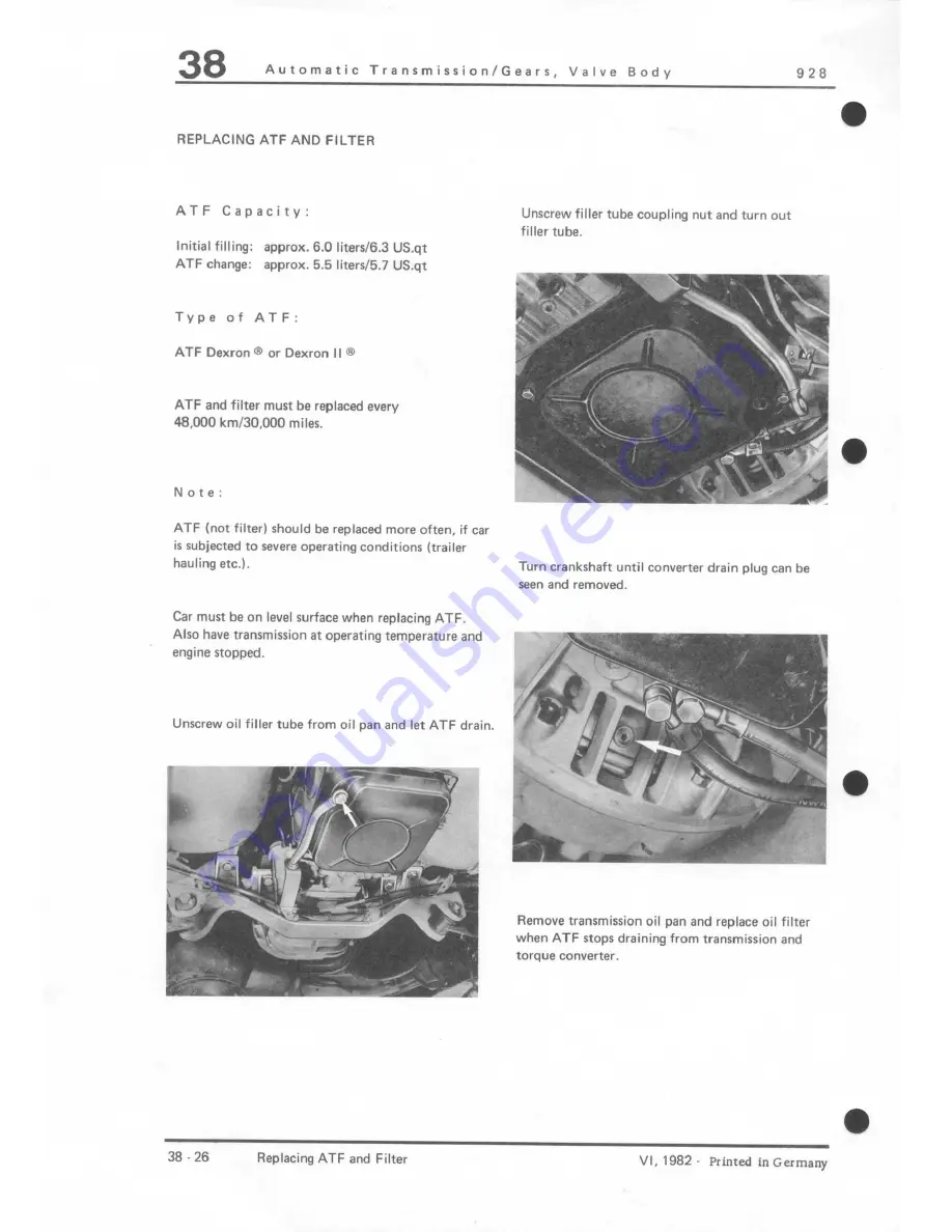 Porsche 928 - Workshop Manual Download Page 814